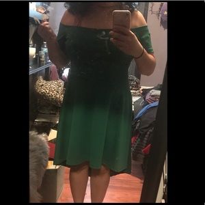 Off the shoulder dress